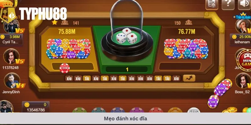 mẹo đánh xóc đĩa