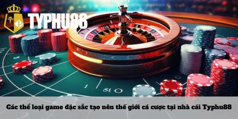 Các thể loại game đặc sắc tạo nên thế giới cá cược tại nhà cái Typhu88